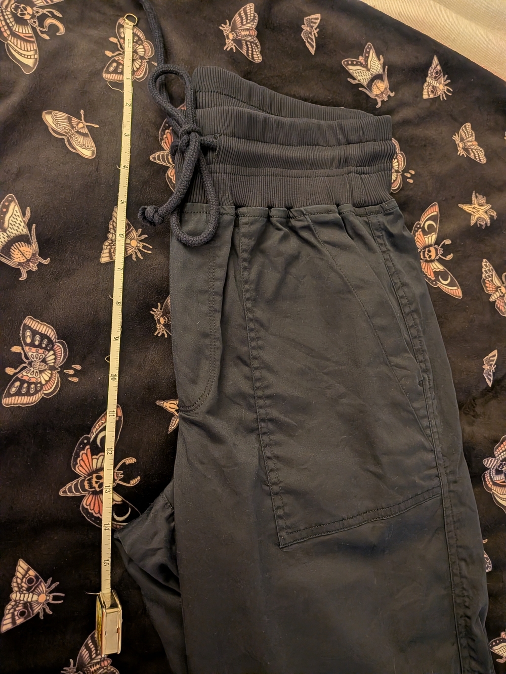 Lou & Grey Navy Blue Drawstring Waist Joggers